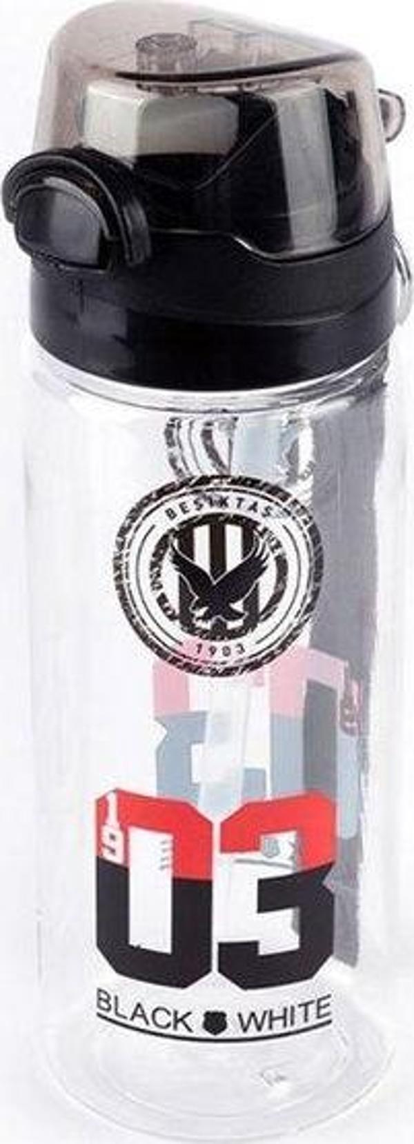 Beşiktaş 500ml Plastik Matara Siyah 22388 - Image 1