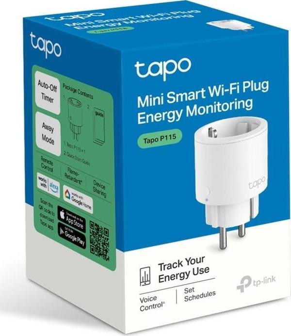Tapo P115 Mini Wi-Fi Akıllı Priz Dörtlü Paket - Image 1