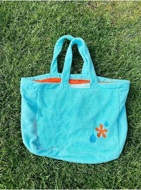 Arko Suncare Havlu Kol ve Plaj Çantası Türkuaz - Image 1