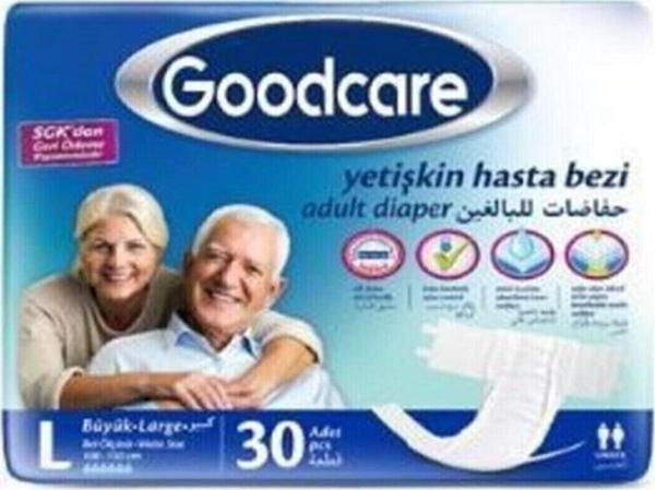 Goodcare Belbantlı Hasta Alt Bezi - Large - 60 Adet (30X2) - Image 1