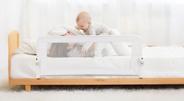 Babyjem Yatak Bariyeri / Biye 120x50 Beyaz - Image 1