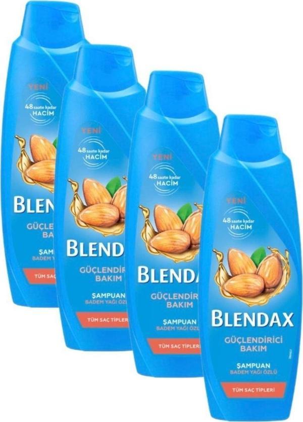Blendax Güçlendirici Bakım Badem Yağı Özlü Şampuan 4 X 470 Ml. - Image 1