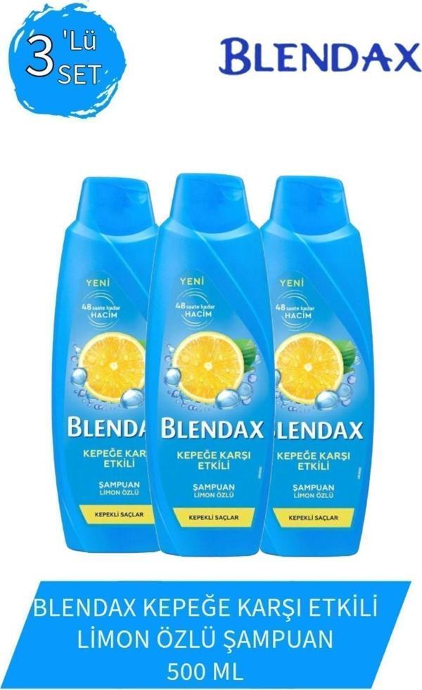 Blendax Kepeğe Karşı Etkili Şampuan 500 Ml X 3 Adet - Image 1