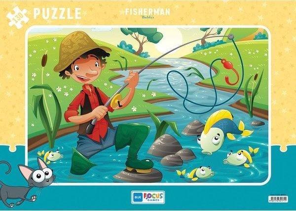 Blue Focus Balıkçı 130 Parça Puzzle BF171 - Image 1
