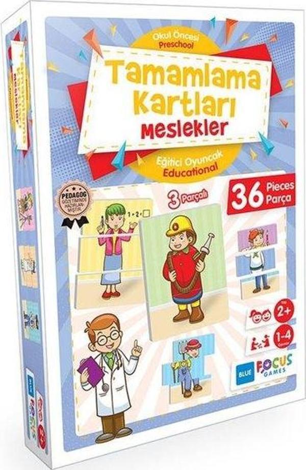 Blue Focus Meslekler Tamamlama Kartları BF154 - Image 1