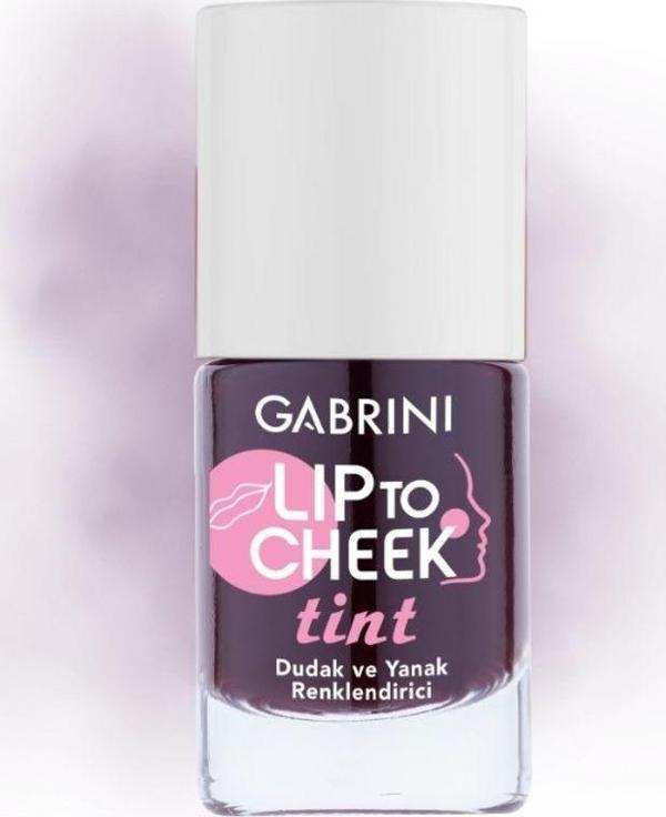 Gabrini Lip To Cheek Tint Cherry Red Dudak ve Yanak Renklendirici Yağ - Image 1