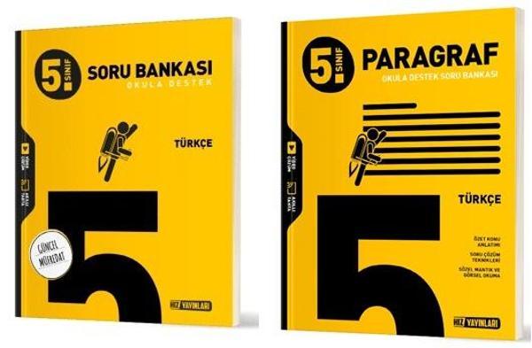 Hız 2025 5. Sınıf Türkçe + Paragraf Soru Seti 2 Kitap - Hız Yayınları - Image 1