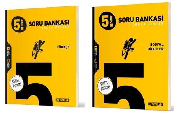 Hız 2025 5. Sınıf Türkçe + Sosyal Bilgiler Soru Seti 2 Kitap - Hız Yayınları - Image 1