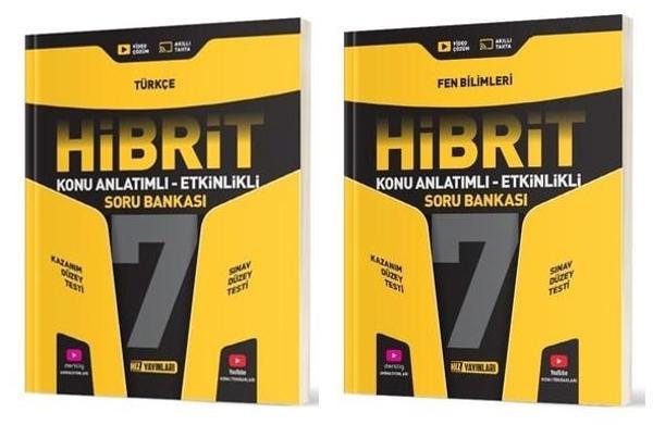 Hız 2025 7. Sınıf Türkçe + Fen Bilimleri Hibrit - Konu Soru Seti 2 Kitap - Hız Yayınları - Image 1