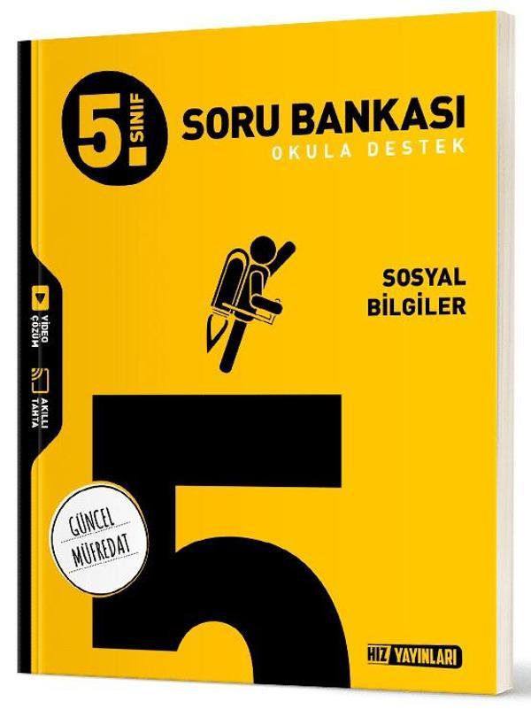 Hız Yayınları 2025 5. Sınıf Sosyal Bilgiler Soru Bankası Yeni Müfredat - Hız Yayınları - Image 1