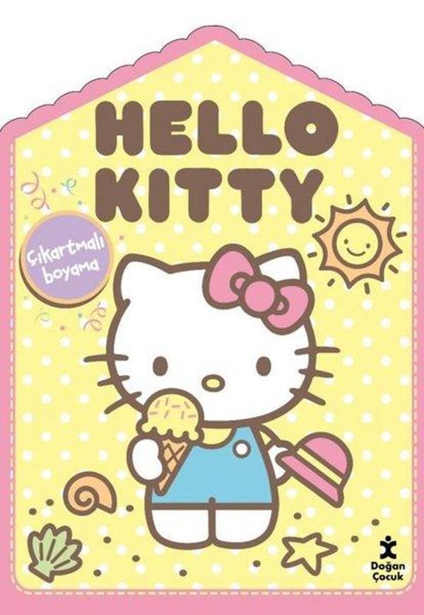 Hello Kitty Evde Çıkartmalı Boyama Kitabı - Doğan Çocuk - Image 1