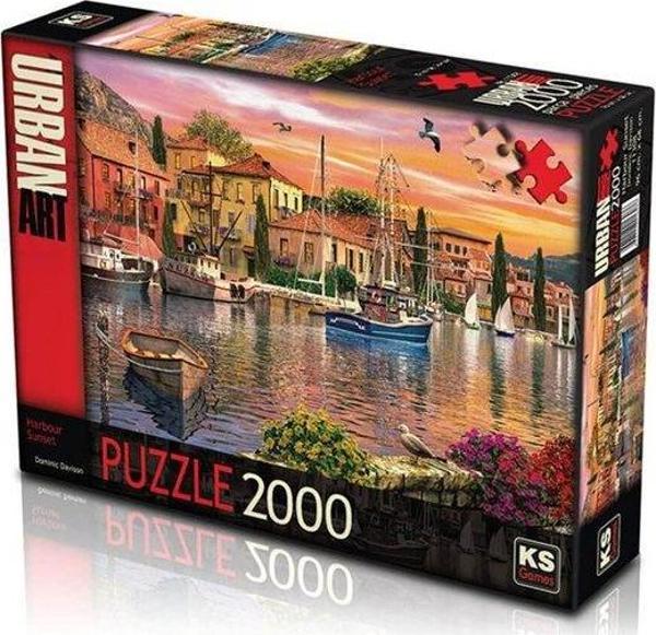 Ks Games Harbour Sunset 2000 Parça Puzzle 11308 - Image 1