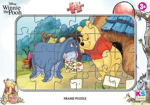 Ks Games Winnie The Pooh Frame Puzzle 24 WN 704 - Image 1