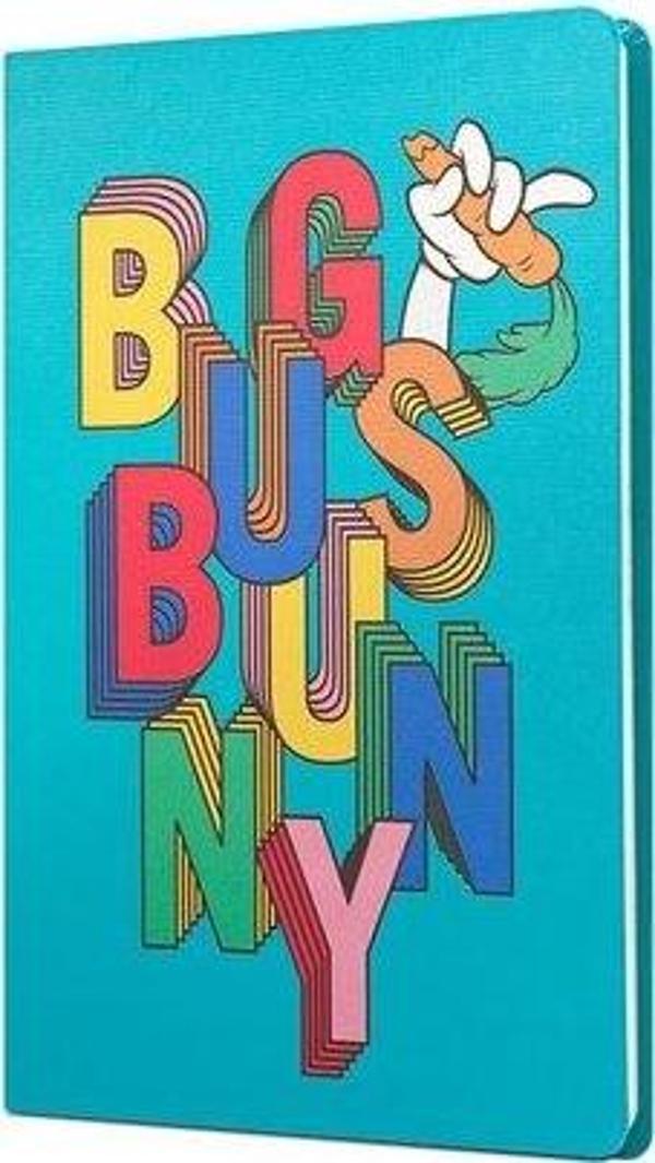Mabbels Looney Tunes Bug Bunny Sert Kapak Butik Defter Mavi 80 Yaprak 15 x 21 DFT-388098 - Image 1