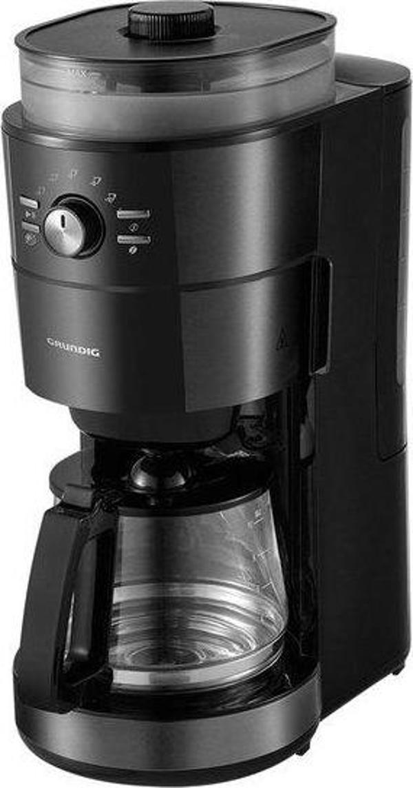 Grundig FK 7110 D Öğütücülü Filtre Kahve Makinesi Gri-Siyah - Image 1