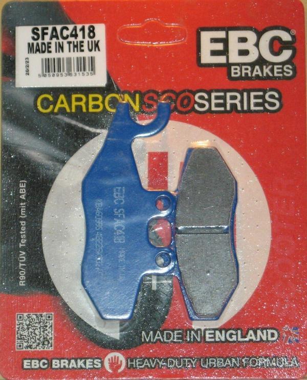 Ebc Sfac418 2012-2015 Piaggio X10 350 Uyumlu Ön Sağ Fren Balatası Karbon Balata - Image 1