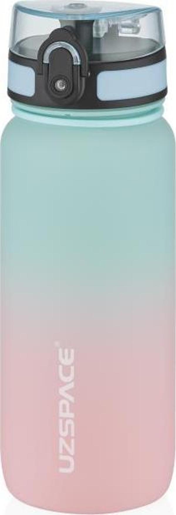 Vagonlife Uzspace 3037 650ml Mint Yeşili-Pembe Tritan Matara - Image 1