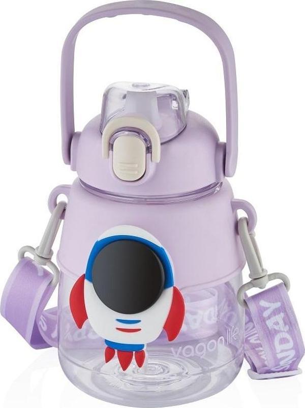 Vagonlife VGN6276 1250ml Pipetli Mor Matara - Image 1