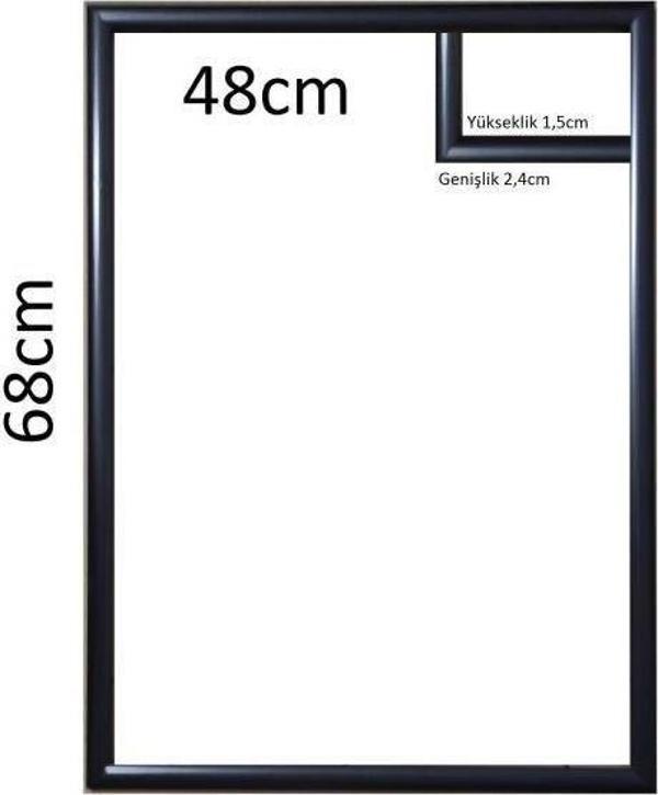 Sar Puzzle Sar Plus Balıksırtı Puzzle Çerçevesi 1000 Parça Için Ebat 68 cm x 48 cm Siyah - Image 1