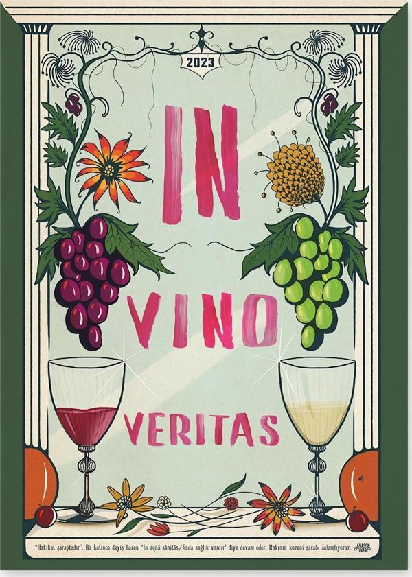 In Vino Veritas Poster 50x70cm - Image 1