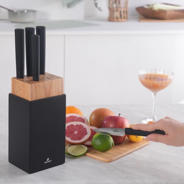 Karaca Viego 6 Parça Bıçak Seti Black - Image 1