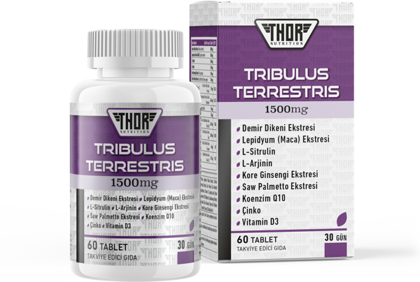 TRİBULUS TERRESTRİS & MACA 1500 mg 60 Tablet 30 Gün  - Image 1