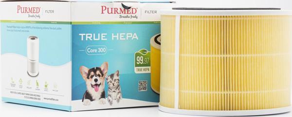 Purmed Levoit Core 300 Uyumlu Hepa Filtre + Karbon Filtre - Sarı (Pet-Evcil Hayvan) - Image 1