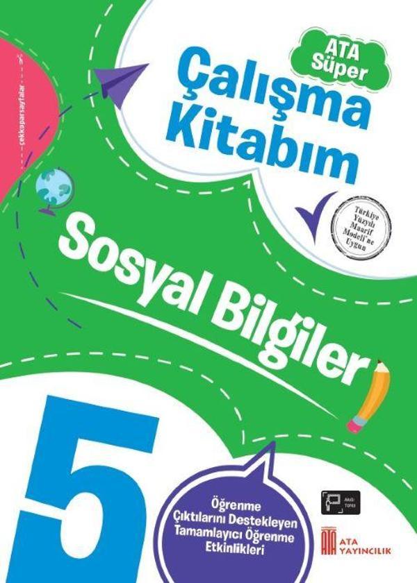 5. Sınıf Ata Süper Çalışma Kitabım Sosyal Bilgiler - Ata Yayıncılık - Image 1