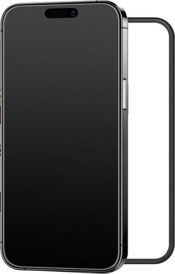 İphone 16 Plus Uyumlu MATE Parmak izi bırakmayan Ekran Koruyucu Jelatin - Image 1