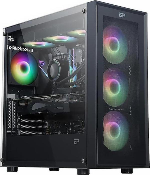Eternal Power Pro X Mesh Temperli Cam ATX Gaming Kasa - Image 1