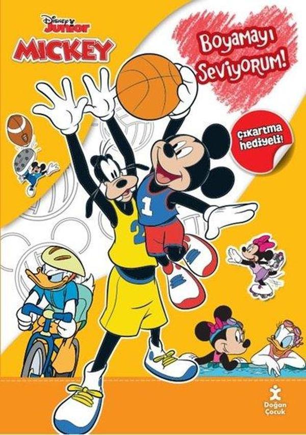 Disney Junior Mickey-Boyamayı Seviyorum! Çıkartma Hediyeli! - Doğan Çocuk - Image 1