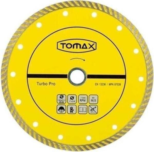 ORJİNAL Tomax Mpa 87039 180X22.2 Turbo Pro Granit Mermer Fayans Kesici - Image 1