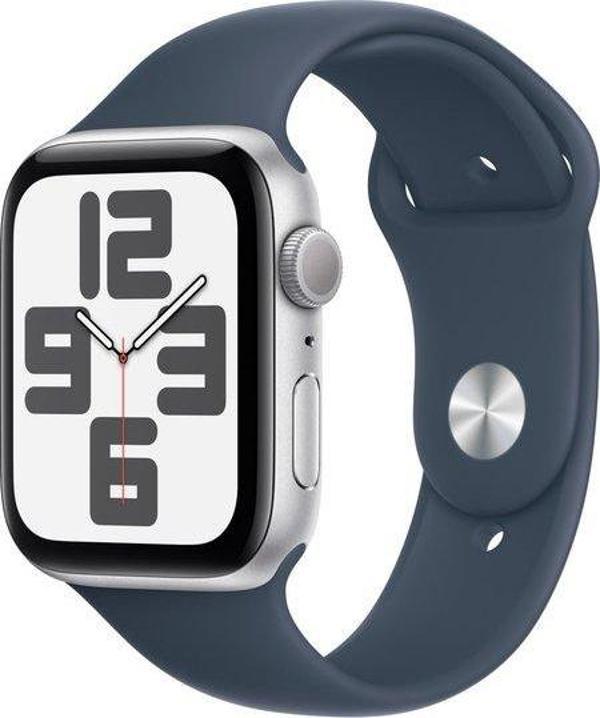 APPLE Watch SE GPS MREC3TU/A 44 mm Gümüş Rengi Alüminyum Kasa ve Fırtına Mavisi Spor Kordon - S/M (Apple Türkiye Garantili ) - Image 1