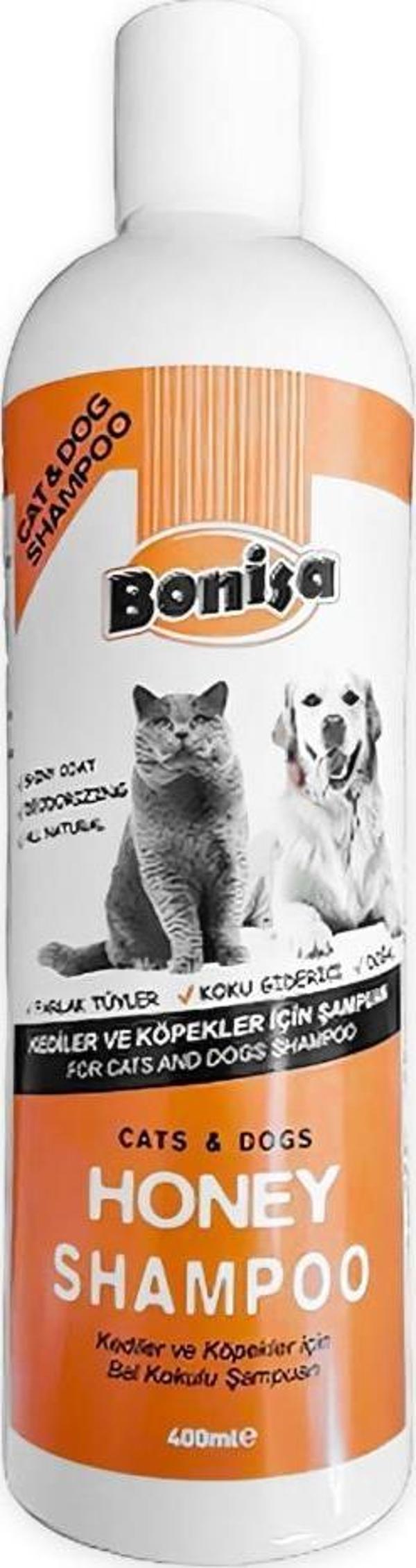 Bonisa Kedi ve Köpek Şampuanı 400 ml Bal Kokulu - Image 1