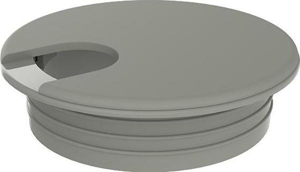 AYDER KABLO KANALI PLASTİK GRİ ÇAP 60 (E1612) 5 ADET - Image 1