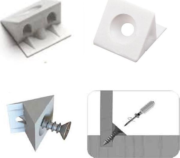 PLASTİK ARKALIK BAĞLANTI PİMİ BEYAZ ( 100 ADET ) - Image 1