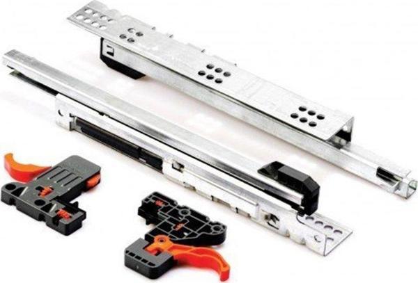 SAMET SMART 60 CM KISMİ AÇILIM FRENLİ ÇEKME RAYI MANDAL DAHİL - Image 1