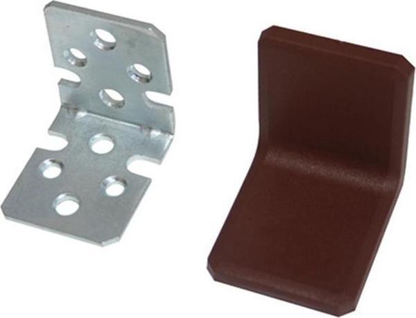PLASTİK KAPAKLI METAL GÖNYE KAHVE 35X40X40 (4 ADET ) - Image 1