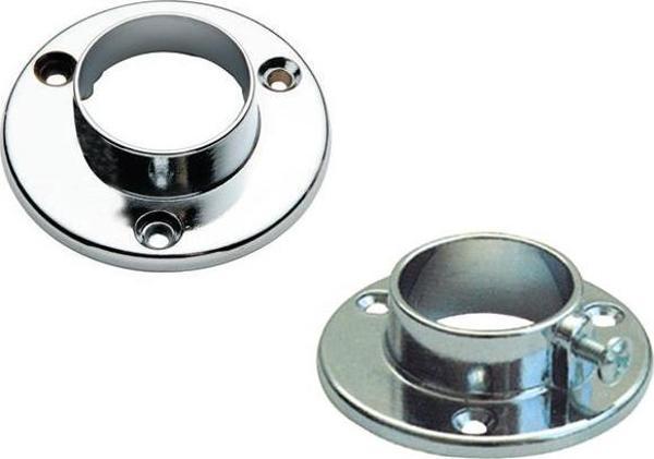 YUVARLAK MİNİ ASKI FLANŞI VİDALI KROM Q 16 (2 ADET ) - Image 1