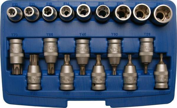 Bgs Lokma Set Torx (Tork) 1/2 19 Parça (T20-T70 / E10-24) - Image 1