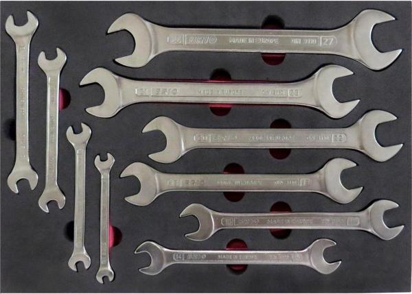 Brio Anahtar İki Ağız Set 10 Parça 6X7-24X27 Sünger Yataklı - Image 1