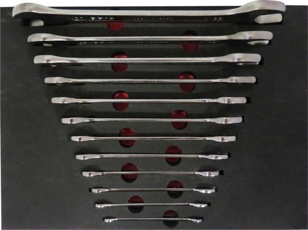 Brio Anahtar İki Ağız Set 12 Parça 6X7-30X32 Sünger Yataklı - Image 1