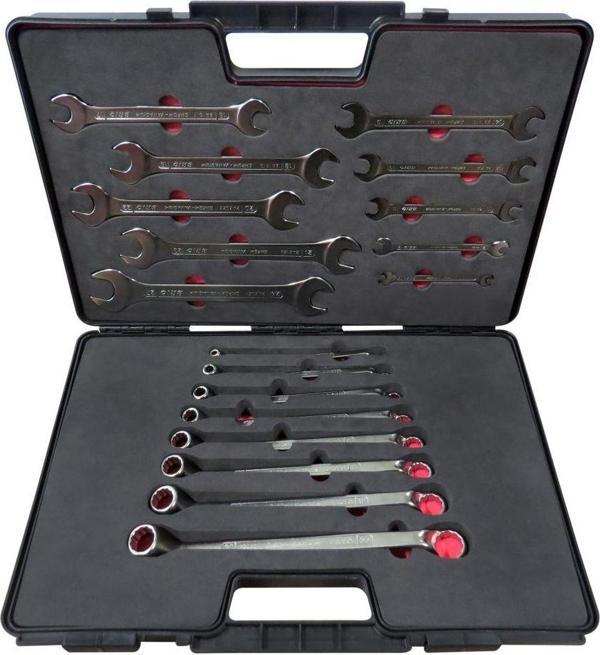 Brio Anahtar İki Ağız Yıldız Set 18 Parça Çantada - Image 1