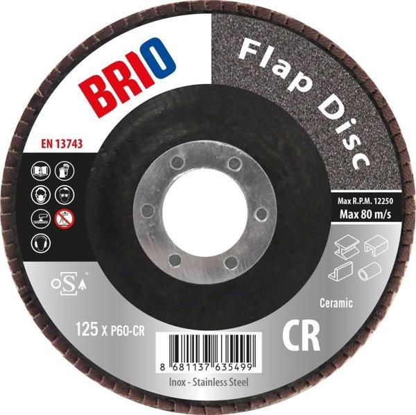 Brio Flap Disk 125XP60 Cr - Image 1