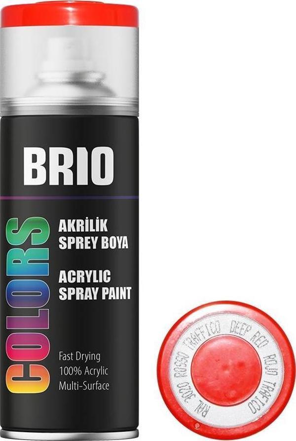 Brio Sprey Boya Akrilik Trafik Kırmızı B3020 400 Ml - Image 1
