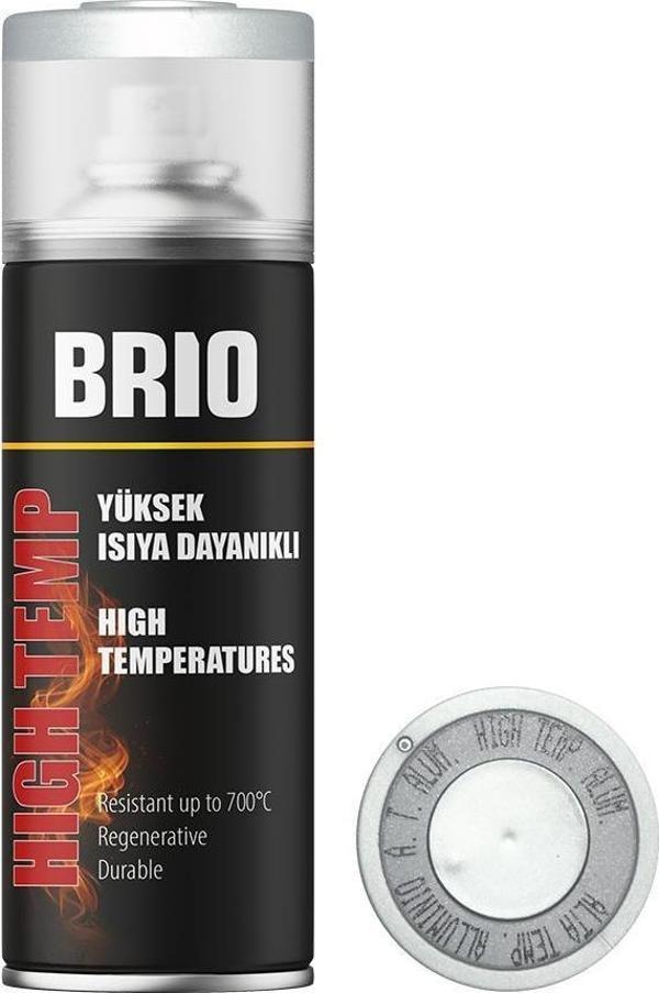 Brio Sprey Boya Gri Yüksek Isıya Dayanıklı Bh9007M 400 Ml  - Image 1