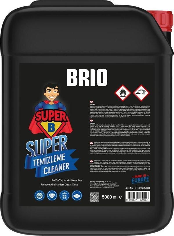 Brio Süper Temizleyici Yağ Sökücü 5 L  - Image 1