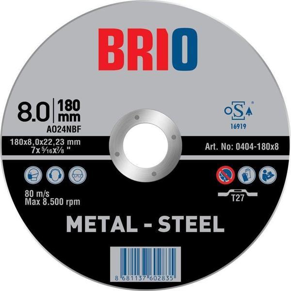 Brio Taşlama Taşı 180X8 5 li - Image 1
