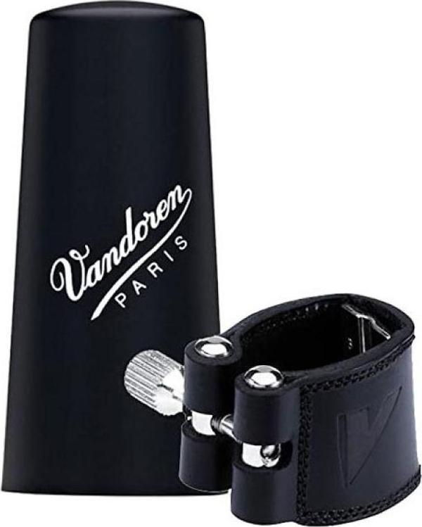 Vandoren LC22P Cuir Mib Klarnet Bek  Deri Bilezik.Plastik Kapak - Image 1