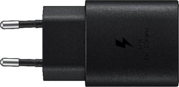 Samsung TA800N Fast Charging 25W Type-C Çıkışlı Şarj Aleti Başlığı Siyah (Samsung Türkiye Garantili) - Image 1